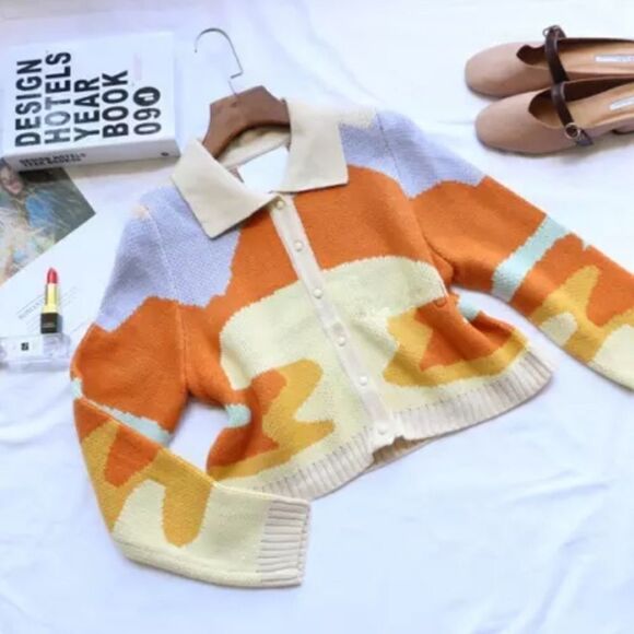 Sunshine Button Up Sweater - Picture 4 of 5